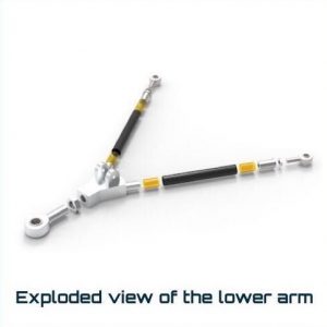 Exploded view of the lower arm